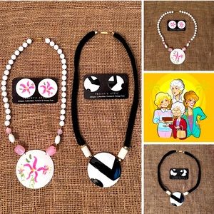 Golden Girls Jewelry - Vintage ‘80s Necklace & Earrings Sets